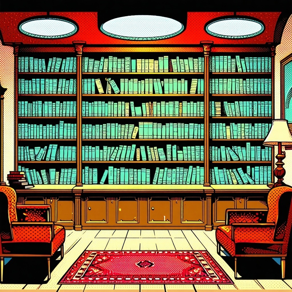 interior of a library
